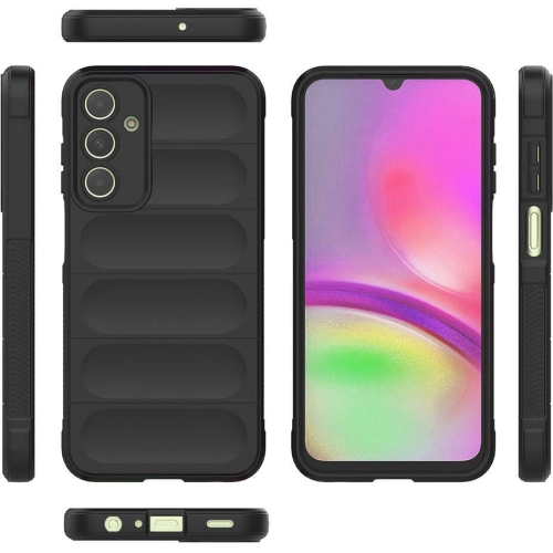 Samsung Galaxy A25 Kılıf Esnek TPU Oyuklu Arka Yüzey Tasarımlı Zore Etnik Silikon Kapak - Kırmızı