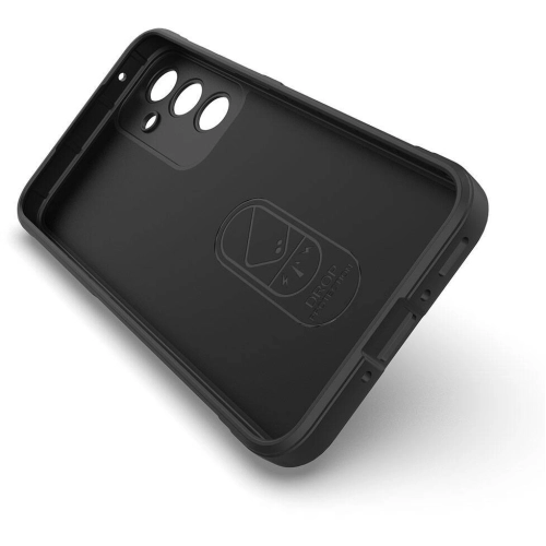 Samsung Galaxy A35 Kılıf Esnek TPU Oyuklu Arka Yüzey Tasarımlı Zore Etnik Silikon Kapak - Siyah