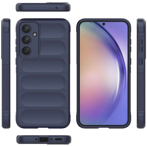 Samsung Galaxy A35 Kılıf Esnek TPU Oyuklu Arka Yüzey Tasarımlı Zore Etnik Silikon Kapak - Kırmızı