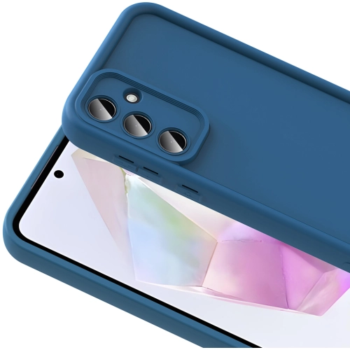 Samsung Galaxy A36 ile Uyumlu Kılıf Kamera Korumalı Silikon Ananas Kapak - Koyu Yeşil