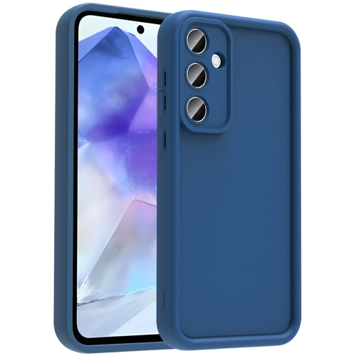 Samsung Galaxy A56 ile Uyumlu Kılıf Kamera Korumalı Silikon Ananas Kapak - Koyu Yeşil