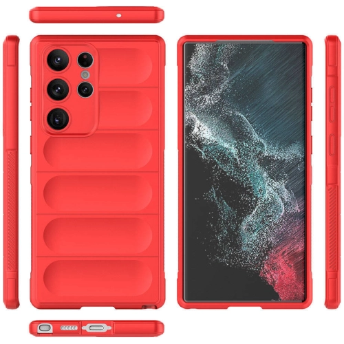 Samsung Galaxy S23 Ultra Kılıf Esnek TPU Oyuklu Arka Yüzey Tasarımlı Zore Etnik Silikon Kapak - Lacivert