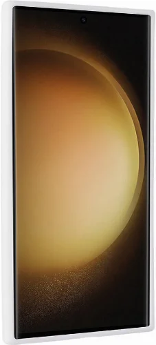 Samsung Galaxy S23 Ultra Kılıf Parlak Taşlı Tasarım Zore Pırlanta Kapak - Gri