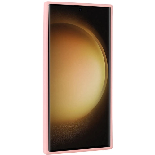 Samsung Galaxy S23 Ultra Kılıf Parlak Taşlı Tasarım Zore Pırlanta Kapak - Pembe