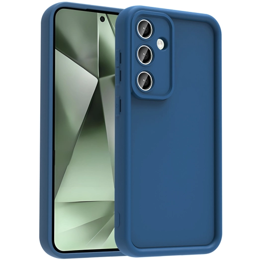 Samsung Galaxy S24 FE ile Uyumlu Kılıf Kamera Korumalı Silikon Ananas Kapak - Koyu Yeşil