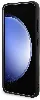 Samsung Galaxy S24 Kılıf Guess Orjinal Lisanslı PU Deri Şerit Logo Dizaynlı Kapak - Kahverengi