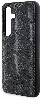 Samsung Galaxy S24 Kılıf Lacoste Orjinal Lisanslı Magsafe Şarj Özellikli PU Deri Görünümlü Karışık Monogram Desenli Kapak - Lacivert