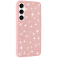 Samsung Galaxy S24 Kılıf Parlak Taşlı Tasarım Zore Pırlanta Kapak - Pembe