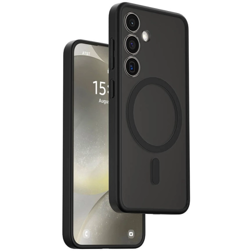 Samsung Galaxy S24 Kılıf Wiwu FGG-024 Magsafe Şarj Özellikli Lekelere Dayanıklı Kapak - Siyah