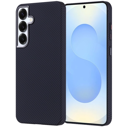 Samsung Galaxy S24 Plus Kılıf Magsafe Şarj Özellikli Karbon Fiber Görünümlü Zore Nekst Kapak - Siyah