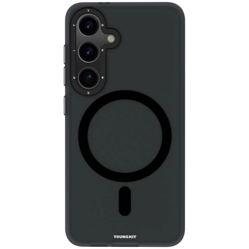 Samsung Galaxy S24 Plus Kılıf Magsafe Şarj Özellikli Youngkit Hidden Sand Serisi Kapak - Siyah