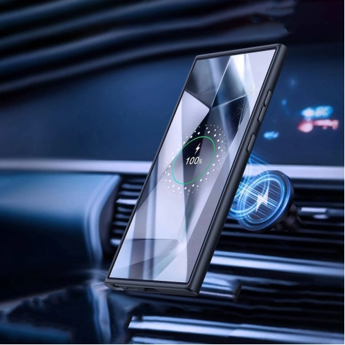 Samsung Galaxy S24 Plus Kılıf Wiwu FGG-024 Magsafe Şarj Özellikli Lekelere Dayanıklı Kapak - Siyah