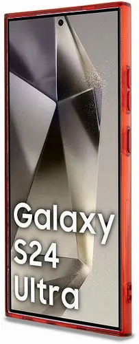 Samsung Galaxy S24 Ultra Kılıf AMG Orjinal Lisanslı Çift Katmanlı Dörtgen Desenli Kapak - Siyah