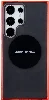 Samsung Galaxy S24 Ultra Kılıf AMG Orjinal Lisanslı Magsafe Şarj Özellikli Transparan Timeless Kapak - Siyah
