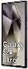 Samsung Galaxy S24 Ultra Kılıf BMW Orjinal Lisanslı Magsafe Şarj Özellikli Yarım Dokulu Circle Leather Kapak - Siyah
