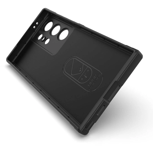 Samsung Galaxy S24 Ultra Kılıf Esnek TPU Oyuklu Arka Yüzey Tasarımlı Zore Etnik Silikon Kapak - Lacivert