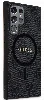 Samsung Galaxy S24 Ultra Kılıf Guess Orjinal Lisanslı Magsafe Şarj Özellikli 4G Desenli Yazı Logolu Kapak - Siyah