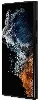 Samsung Galaxy S24 Ultra Kılıf Guess Orjinal Lisanslı PU Deri Şerit Logo Dizaynlı Kapak - Siyah
