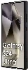 Samsung Galaxy S24 Ultra Kılıf Guess Orjinal Lisanslı Taşlı Arka Yüzey Üçgen Logolu Kapak - Gold