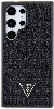 Samsung Galaxy S24 Ultra Kılıf Guess Orjinal Lisanslı Taşlı Arka Yüzey Üçgen Logolu Kapak - Siyah