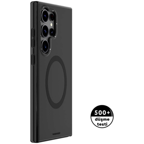 Samsung Galaxy S24 Ultra Kılıf Magsafe Şarj Özellikli Çizilmeye Ve Aşınmaya Dayanıklı Youngkit Velvet Serisi Kapak - Pembe