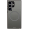 Samsung Galaxy S24 Ultra Kılıf Magsafe Şarj Özellikli Çizilmeye Ve Aşınmaya Dayanıklı Youngkit Velvet Serisi Kapak - Gri
