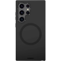 Samsung Galaxy S24 Ultra Kılıf Magsafe Şarj Özellikli Çizilmeye Ve Aşınmaya Dayanıklı Youngkit Velvet Serisi Kapak - Siyah