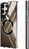 Samsung Galaxy S24 Ultra Kılıf Magsafe Şarj Özellikli Sararmaya Karşı Dayanıklı Youngkit Clear Crystal Serisi Kapak - Siyah