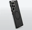 Samsung Galaxy S24 Ultra Kılıf Magsafe Şarj Özellikli Youngkit Rock Sand Serisi Kapak - Siyah