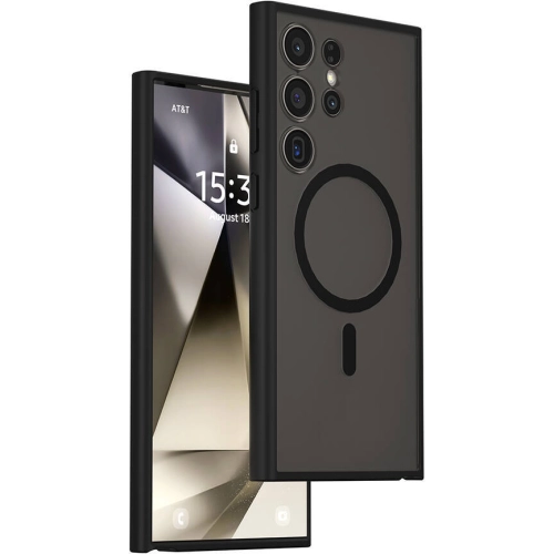 Samsung Galaxy S24 Ultra Kılıf Wiwu FGG-024 Magsafe Şarj Özellikli Lekelere Dayanıklı Kapak - Siyah