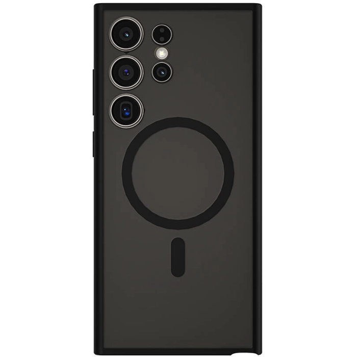Samsung Galaxy S24 Ultra Kılıf Wiwu FGG-024 Magsafe Şarj Özellikli Lekelere Dayanıklı Kapak - Siyah