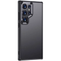 Samsung Galaxy S24 Ultra Kılıf Volks Serisi Kenarları Silikon Arkası Şeffaf Sert Kapak  - Siyah