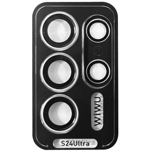 Samsung Galaxy S24 Ultra Wiwu LG-008 Lens Guard Darbelere Karşı Dayanıklı Kamera Lens Koruyucu - Şeffaf