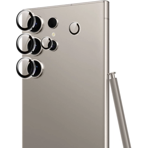 Samsung Galaxy S24 Ultra Wiwu LG-008 Lens Guard Darbelere Karşı Dayanıklı Kamera Lens Koruyucu - Şeffaf