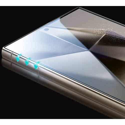 Samsung Galaxy S24 Ultra Wiwu Wi-GT012 iVista Darbeye Karşı Dayanıklı HD Temperli Cam Ekran Koruyucu - Siyah