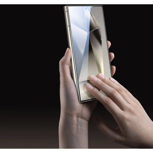 Samsung Galaxy S24 Ultra Wiwu Wi-GT012 iVista Darbeye Karşı Dayanıklı HD Temperli Cam Ekran Koruyucu - Siyah