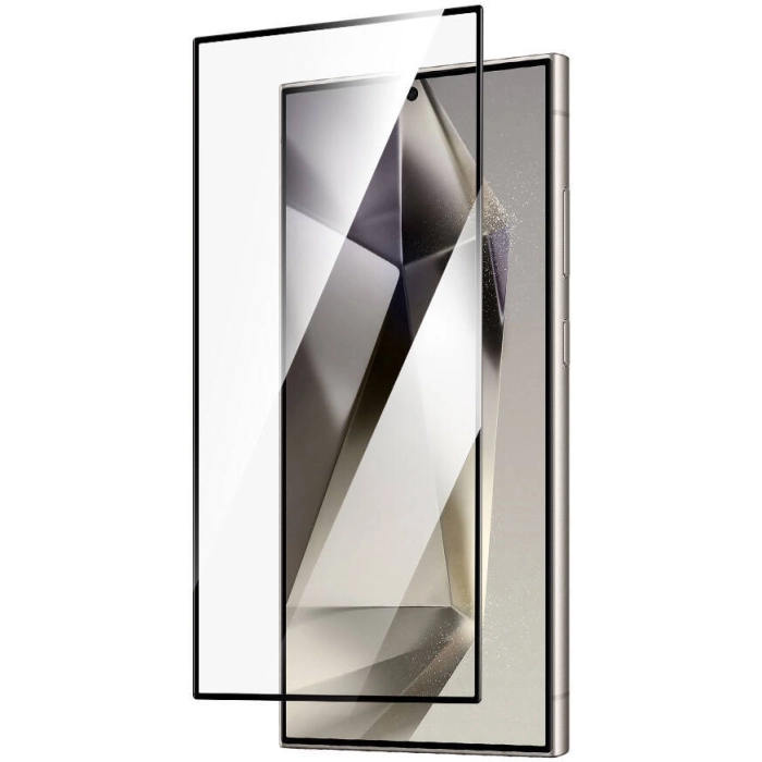 Samsung Galaxy S24 Ultra Wiwu Wi-GT012 iVista Darbeye Karşı Dayanıklı HD Temperli Cam Ekran Koruyucu - Siyah