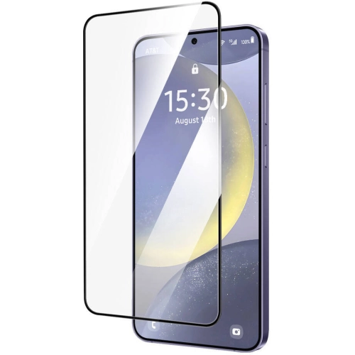 Samsung Galaxy S24 Wiwu Wi-GT012 iVista Darbeye Karşı Dayanıklı HD Temperli Cam Ekran Koruyucu - Siyah