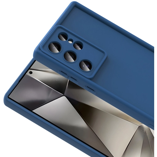 Samsung Galaxy S25 Ultra ile Uyumlu Kılıf Kamera Korumalı Silikon Ananas Kapak - Siyah