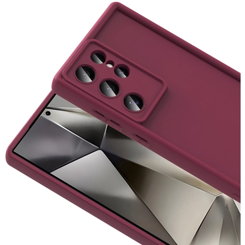 Samsung Galaxy S25 Ultra ile Uyumlu Kılıf Kamera Korumalı Silikon Ananas Kapak - Siyah