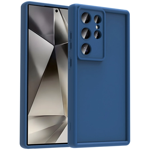 Samsung Galaxy S25 Ultra ile Uyumlu Kılıf Kamera Korumalı Silikon Ananas Kapak - Koyu Yeşil