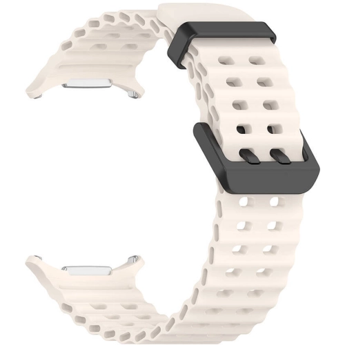 Samsung Galaxy Watch Ultra 47mm Zore KRD-118 Tırtıklı Tasarım Silikon Kordon - Lacivert