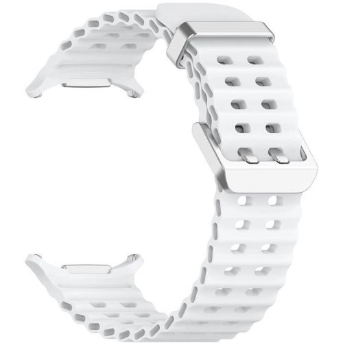 Samsung Galaxy Watch Ultra 47mm Zore KRD-118 Tırtıklı Tasarım Silikon Kordon - Siyah