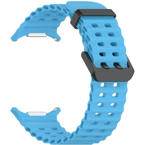 Samsung Galaxy Watch Ultra 47mm Zore KRD-118 Tırtıklı Tasarım Silikon Kordon - Midnight Blue