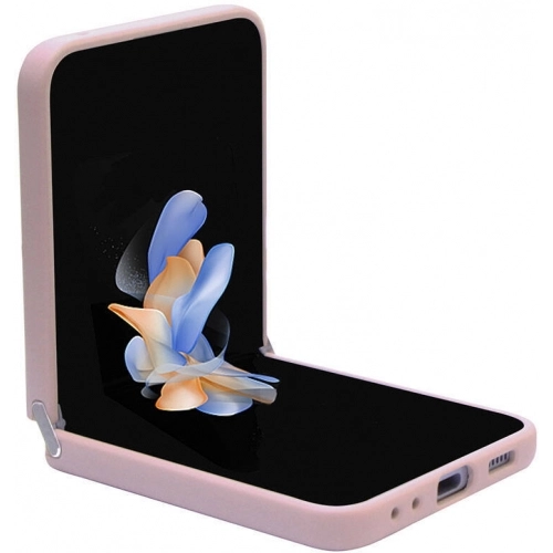 Galaxy Z Flip 5 Kılıf Guess Orjinal Lisanslı Yazı Logolu Glitter Script Kapak - Pembe