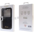 Galaxy Z Flip 5 Kılıf Guess Orjinal Lisanslı Yazı Logolu Glitter Script Kapak - Gold