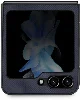Galaxy Z Flip 5 Kılıf Lacoste Orjinal Lisanslı PU Pike Desenli Arka Yüzey İkonik Timsah Dokuma Logolu Kapak - Lacivert