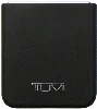 Galaxy Z Flip 5 Kılıf TUMI Liquid Silikon Metal Logo Dizayn Orjinal Lisanslı Kapak - Siyah
