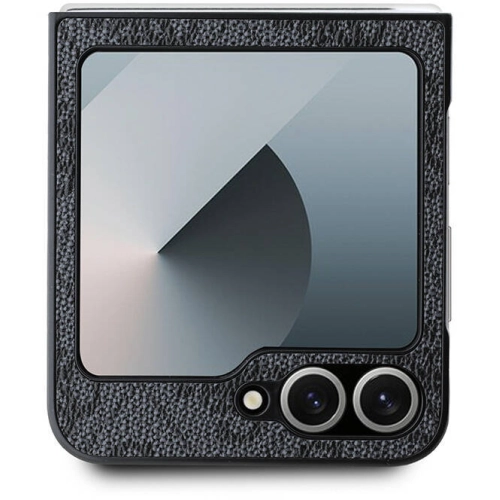 Samsung Galaxy Z Flip 6 Kılıf Guess Orjinal Lisanslı Love Guess Printing Kapak - Siyah