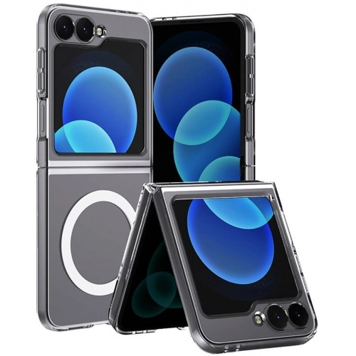 Galaxy Z Flip 6 Kılıf Zore Nitro Anti Shock Silikon - Şeffaf